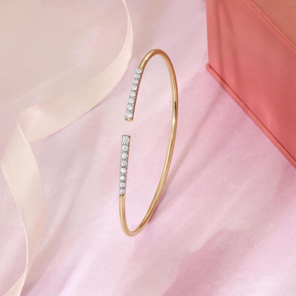 Dazzle Drift Diamond Bangle,,hi-res image number null