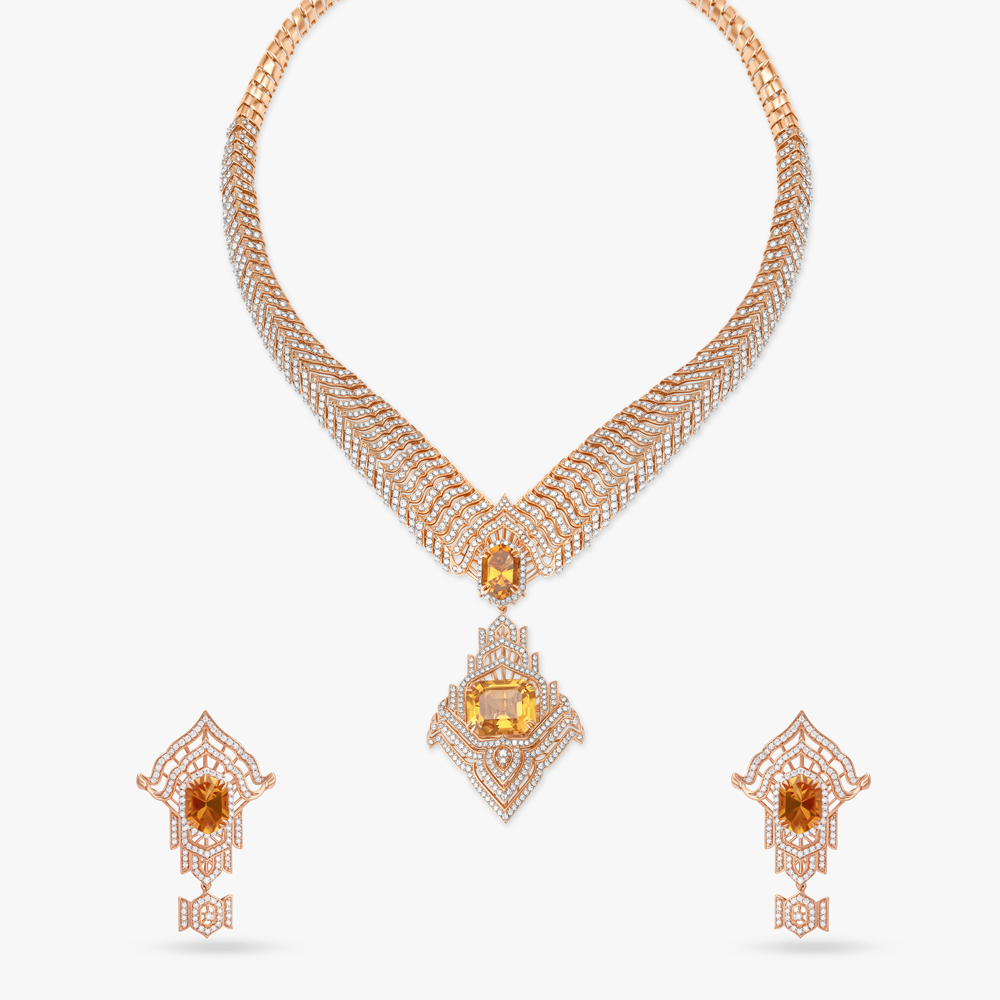 The Golden Gateway Necklace Set,,hi-res image number null