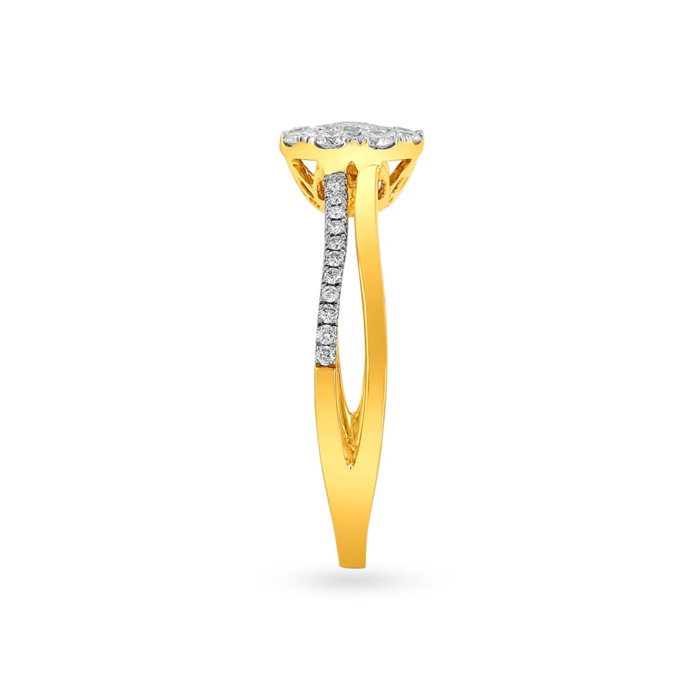 Radiant Crown Diamond Finger Ring,,hi-res image number null