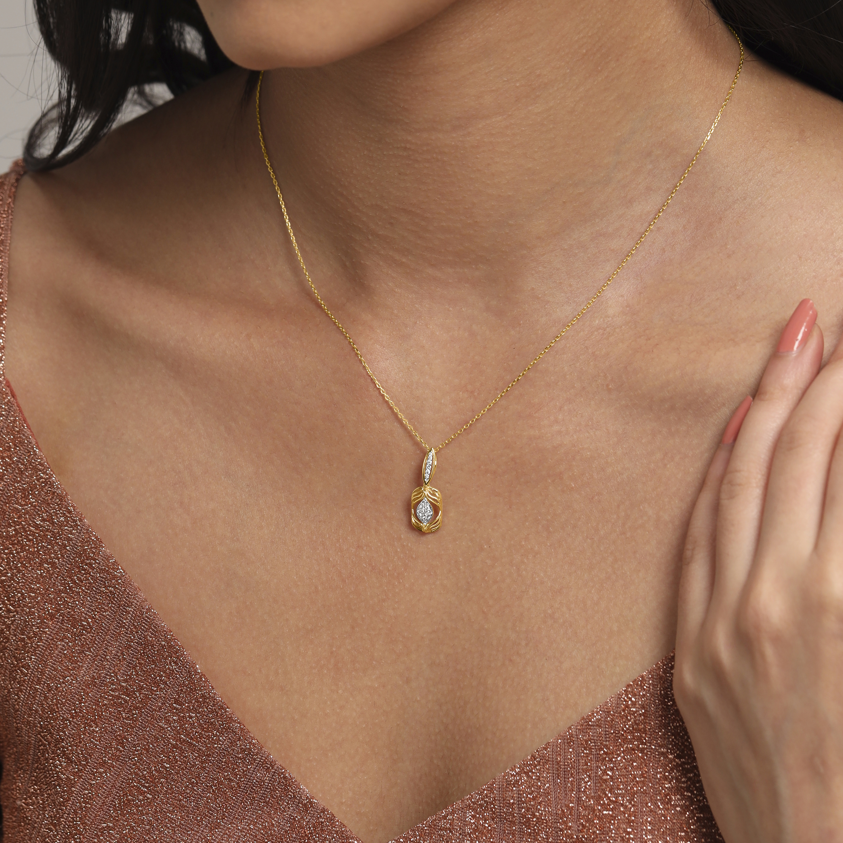 Arcade Shine Diamond Pendant,,hi-res image number null