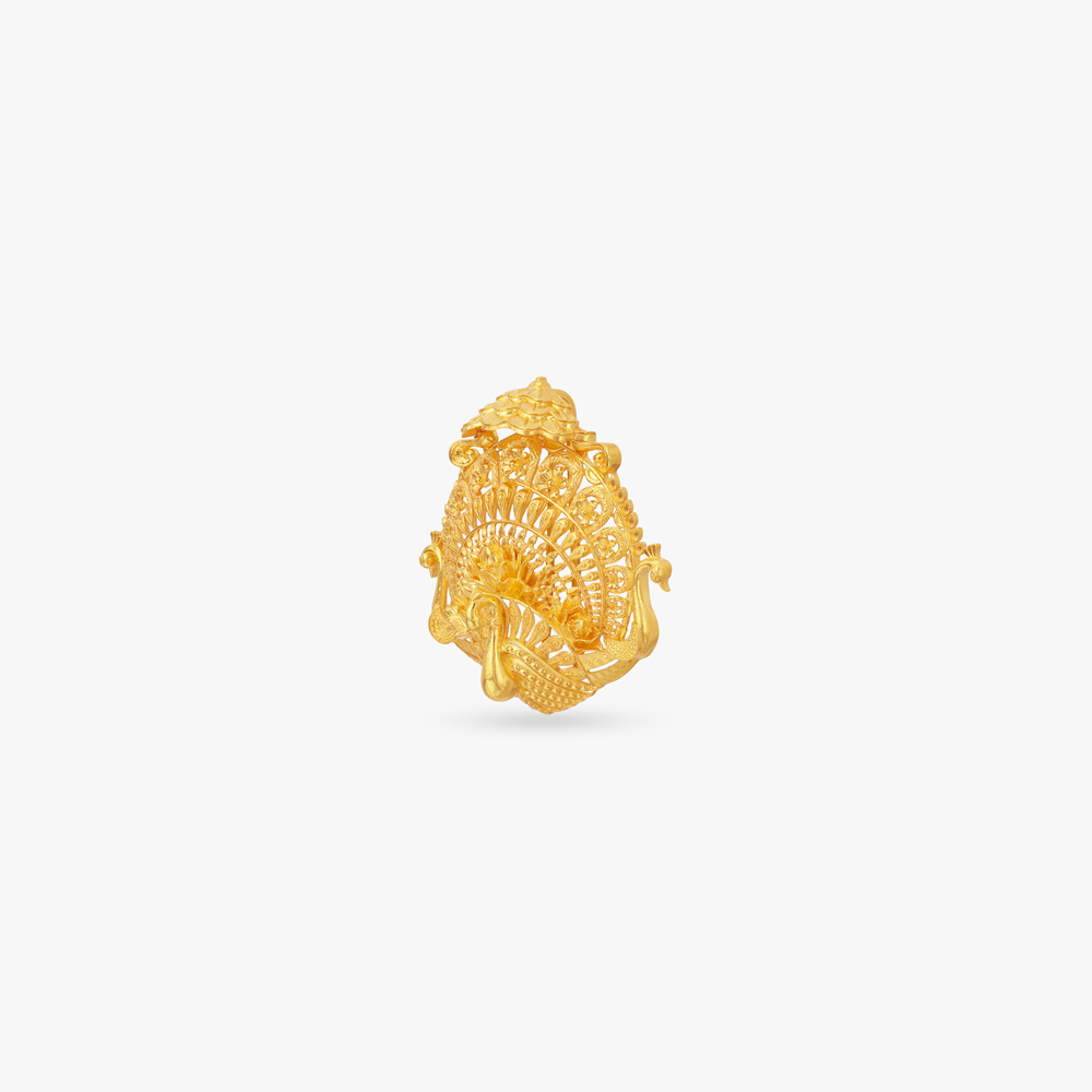 Celestial Radiance Gold Chudamani,,hi-res image number null