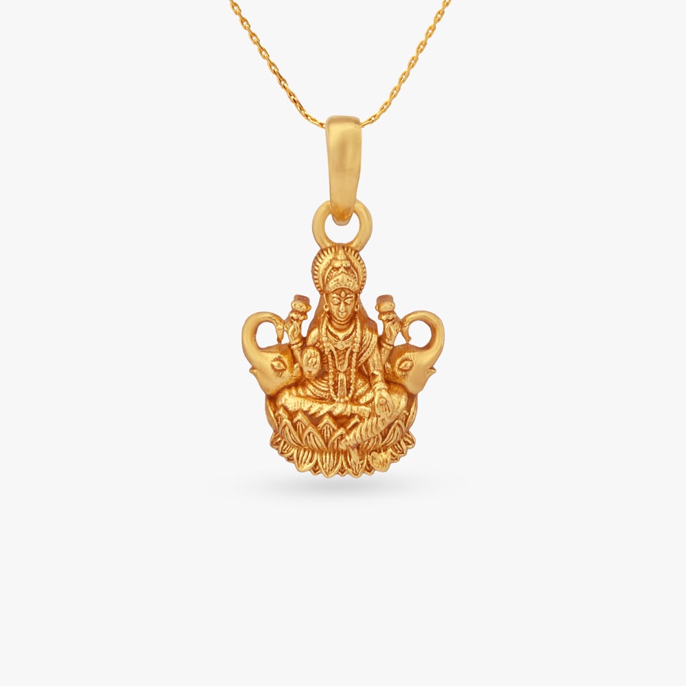 

Gaja Lakshmi Gold Pendant