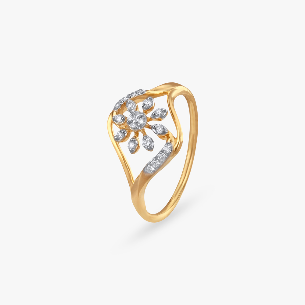 Floral Frame Diamond Ring,,hi-res image number null