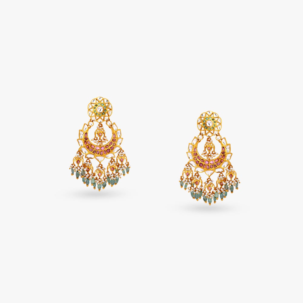 Imperial Rosette Gold Necklace Set,,hi-res image number null
