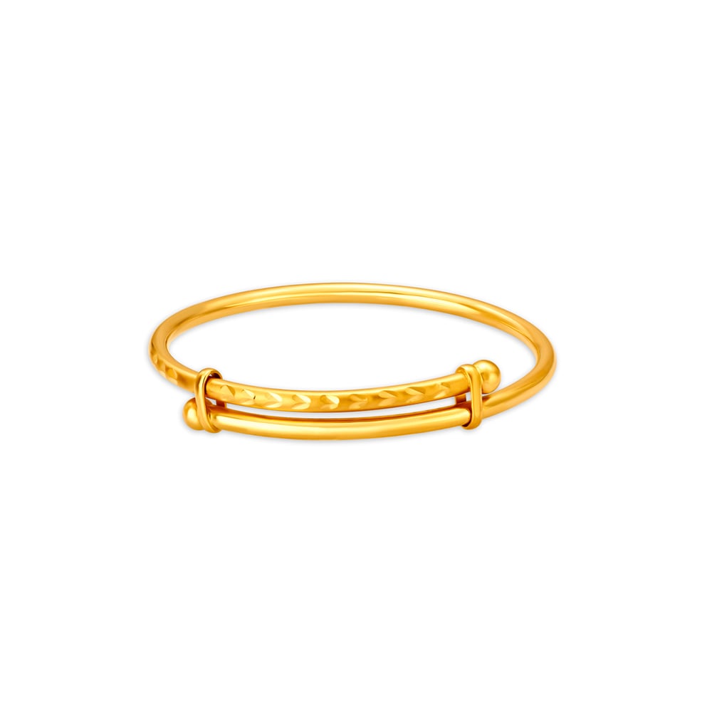 Twinkle Touch Gold Bangles for Kids,,hi-res image number null