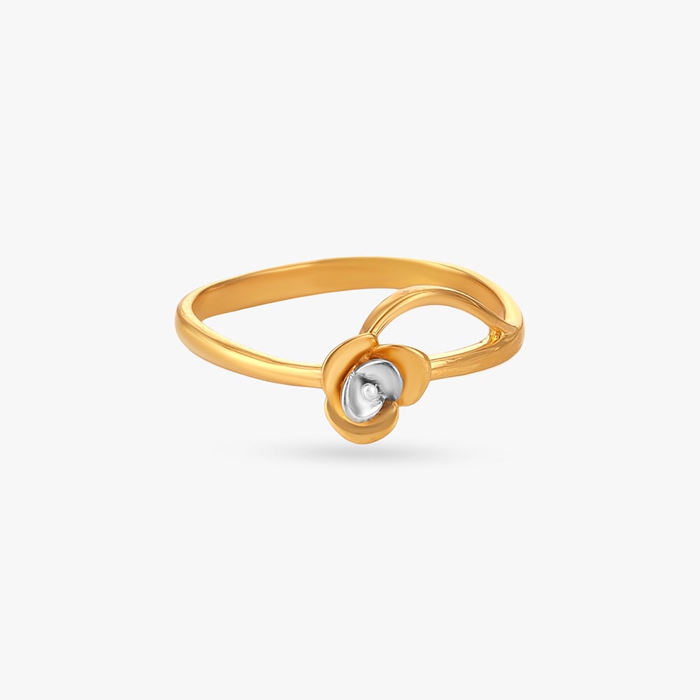 Petite Rose Gold Finger Ring,,hi-res image number null