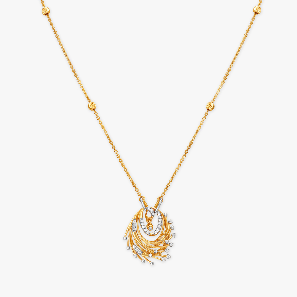 A Golden Nest Diamond Necklace,,hi-res image number null