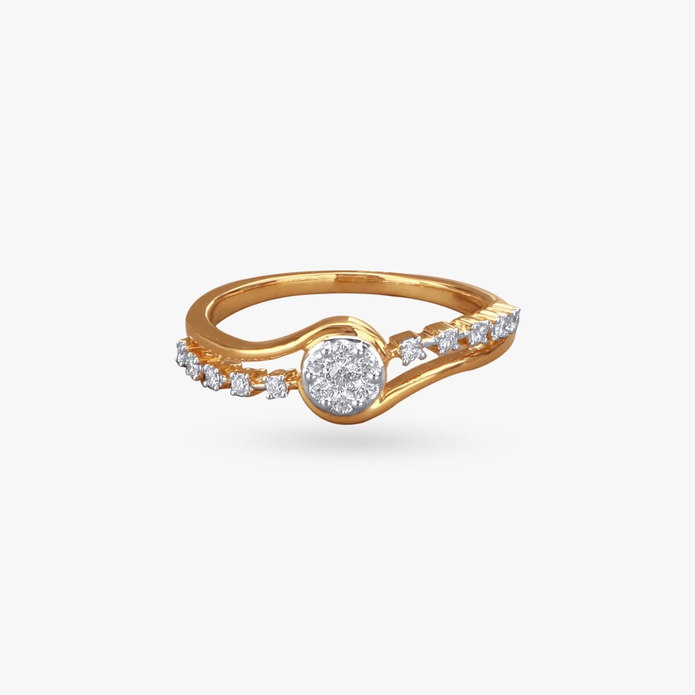 Sparkling Embrace Diamond Finger Ring,,hi-res image number null