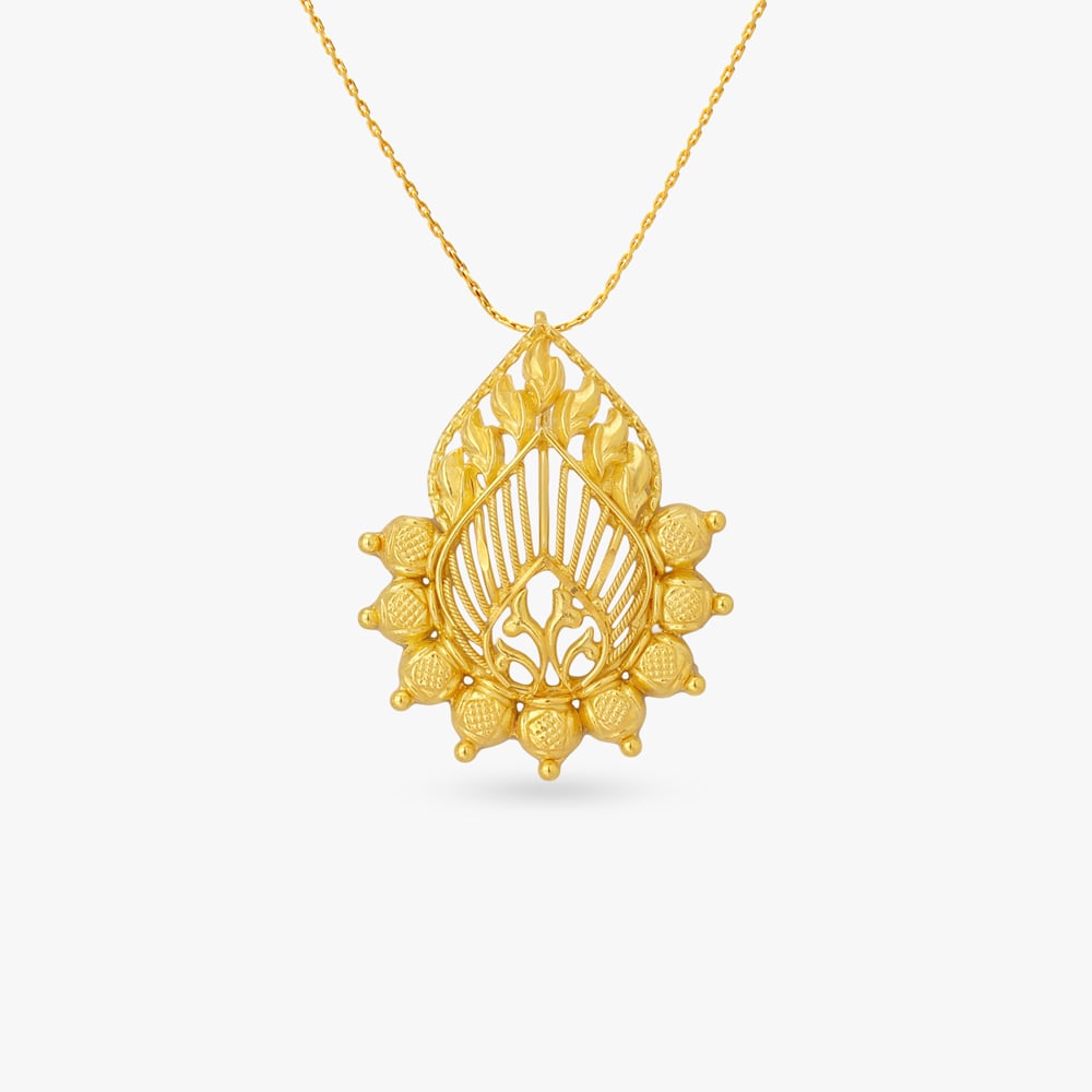 Petal Arch Gold Maang Tikka,,hi-res image number null