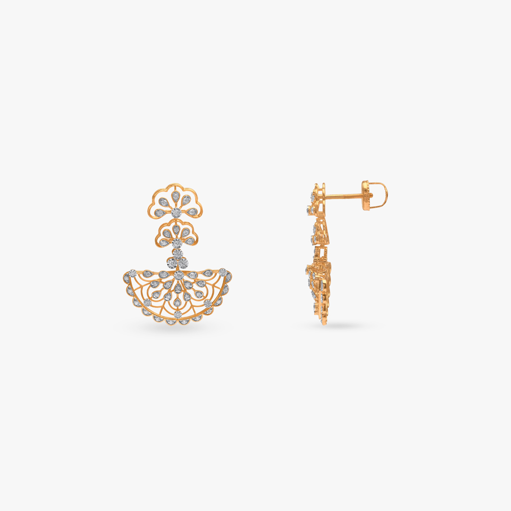 Scallop Tide Diamond Necklace Set,,hi-res image number null