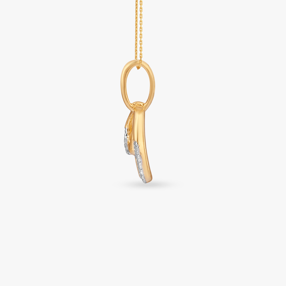 Interlock Spiral Diamond Pendant,,hi-res image number null