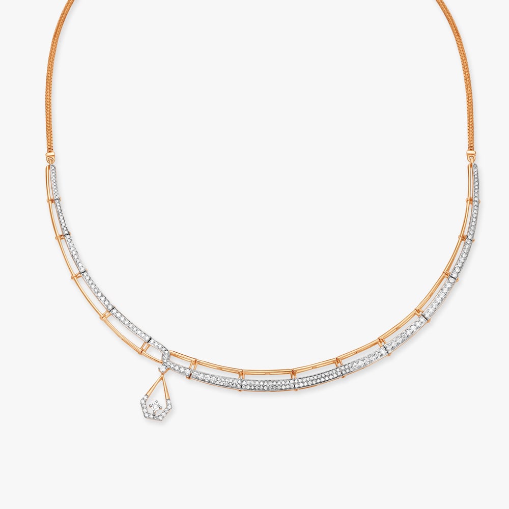 Shimmering Simplicity Diamond Necklace
