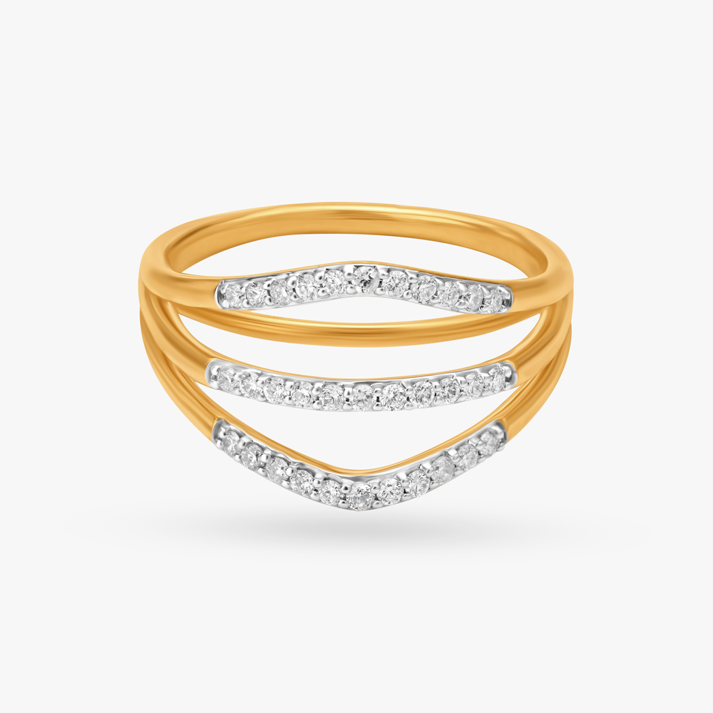 Stackable Arch Diamond Rings,,hi-res image number null