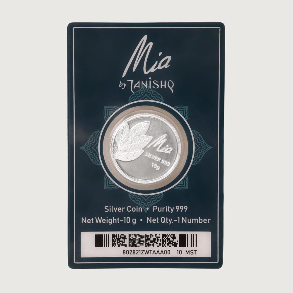 10 GM 999 Mango Leaf Silver Coins
