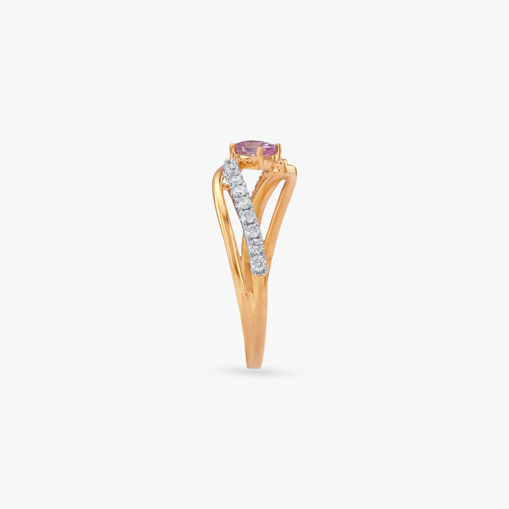 Twisted Shine Diamond Ring,,hi-res image number null