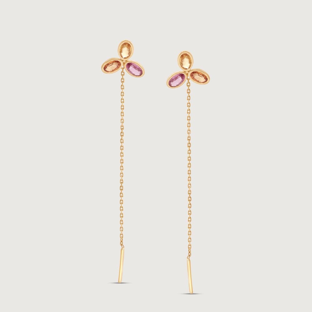 Twinkle Trail Sapphire Drop Earrings,,hi-res image number null