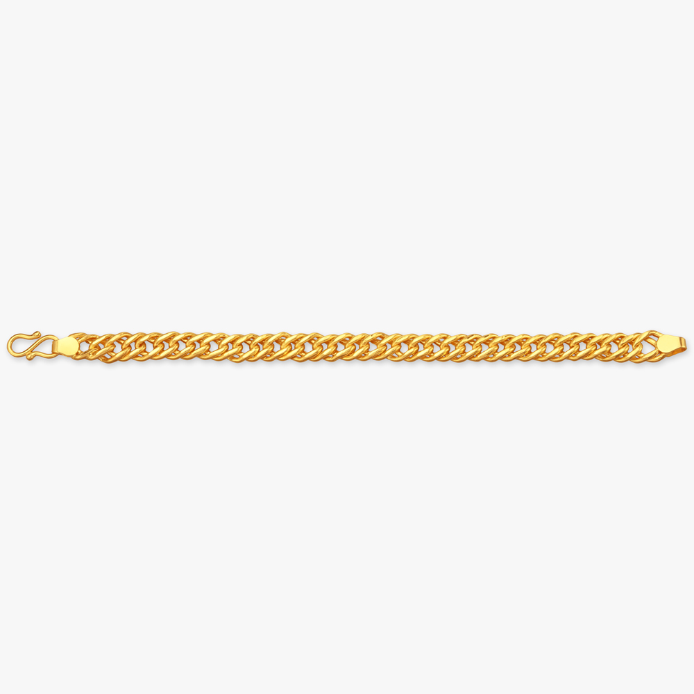 Statement Style Gold Bracelet for Men,,hi-res image number null