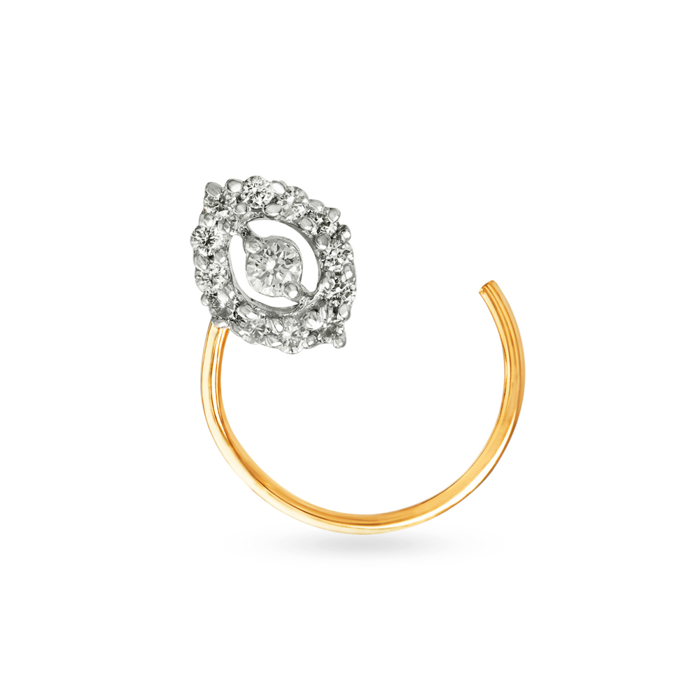 Traditional Floral Nose Ring