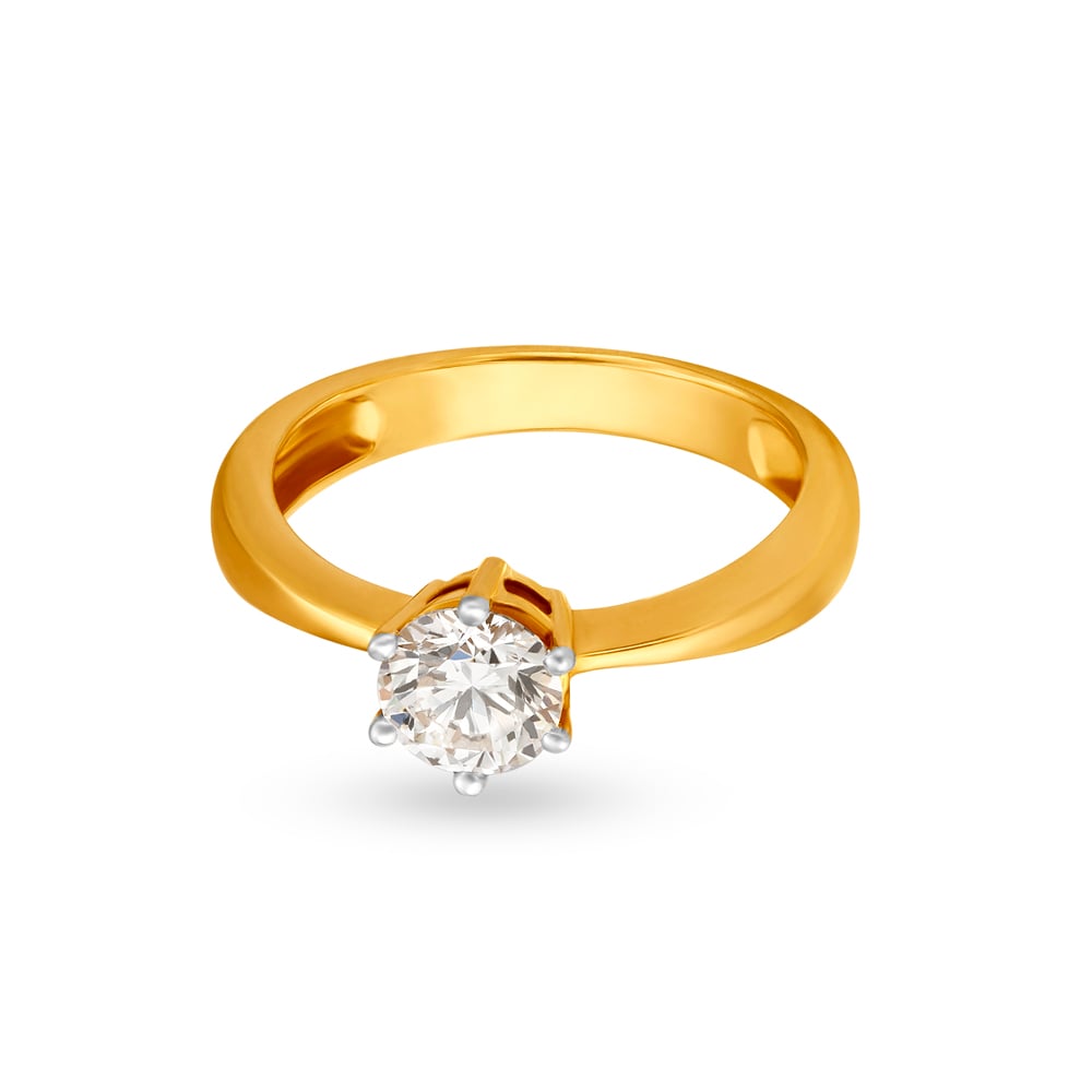 Timeless Sleek Solitaire Ring,,hi-res image number null