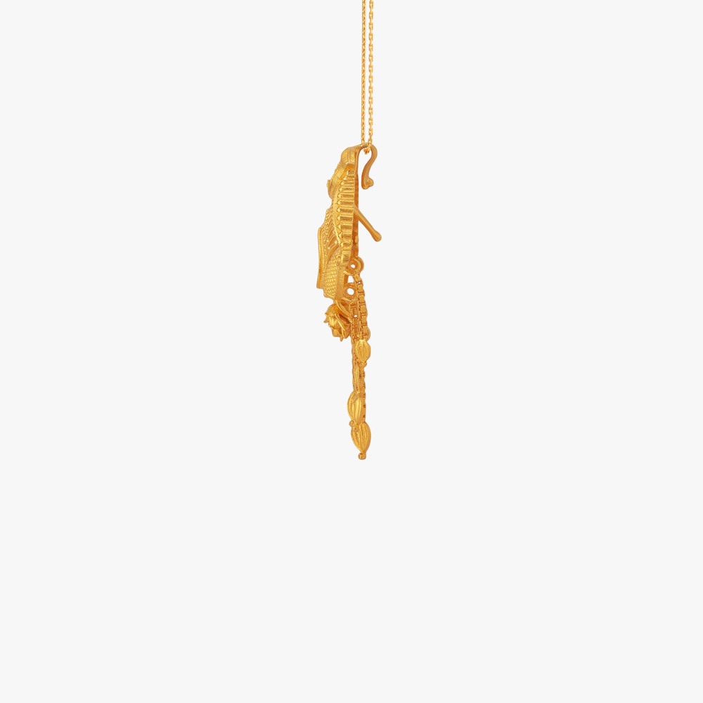 Madhubani Flare Gold Maang Tikka,,hi-res image number null