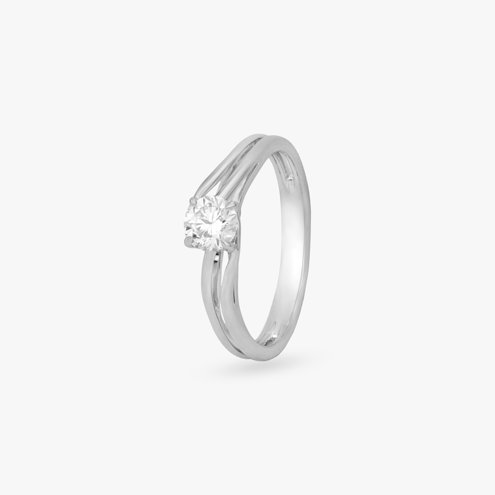 

Infinite Curve Solitaire Ring