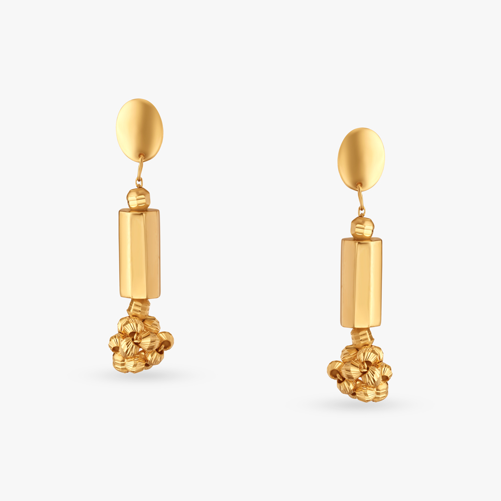 Contemporary Beaded Drop Earrings,,hi-res image number null