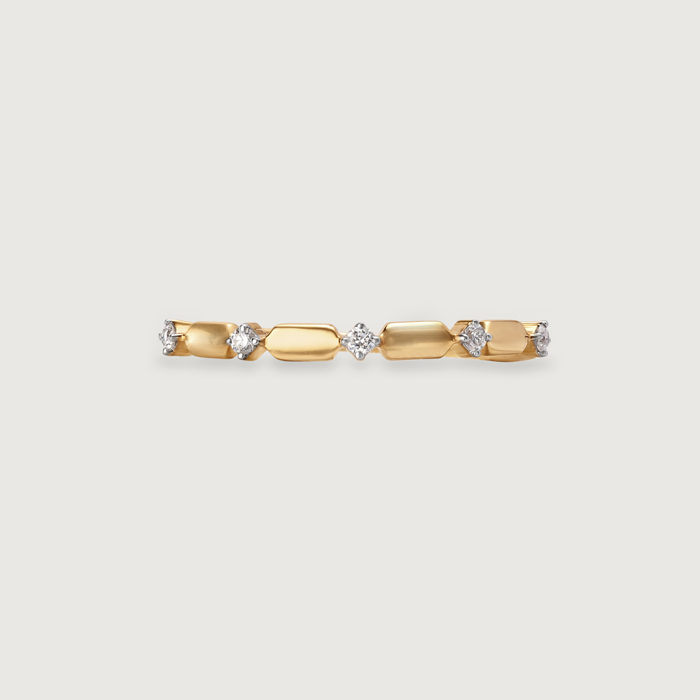 Celestial Sparkle 18KT Gold & Diamond Finger Ring,,hi-res image number null