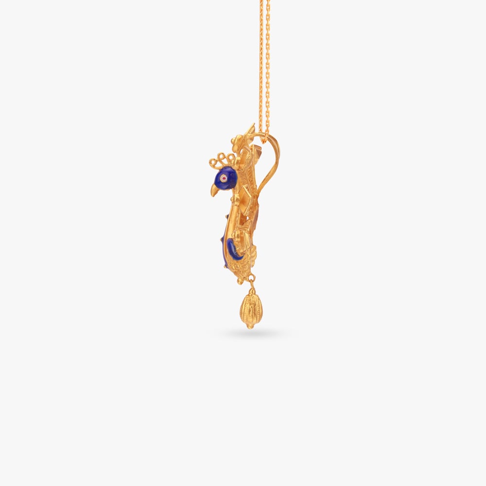 Moyurer Garima Gold Pendant Set,,hi-res image number null