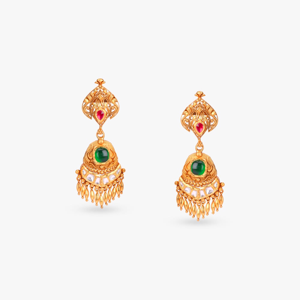 Floral Chant Gold Necklace set,,hi-res image number null