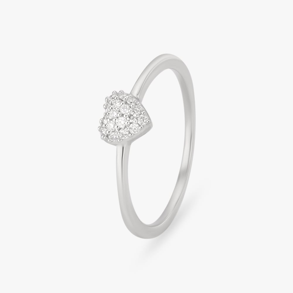 Heart design Diamond Finger Ring,,hi-res image number null