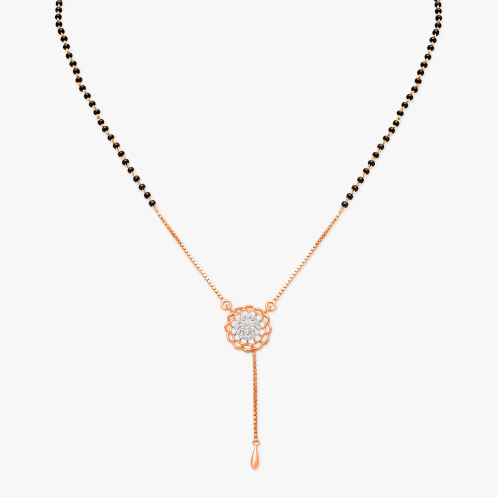 

Pristine Floral Mangalsutra
