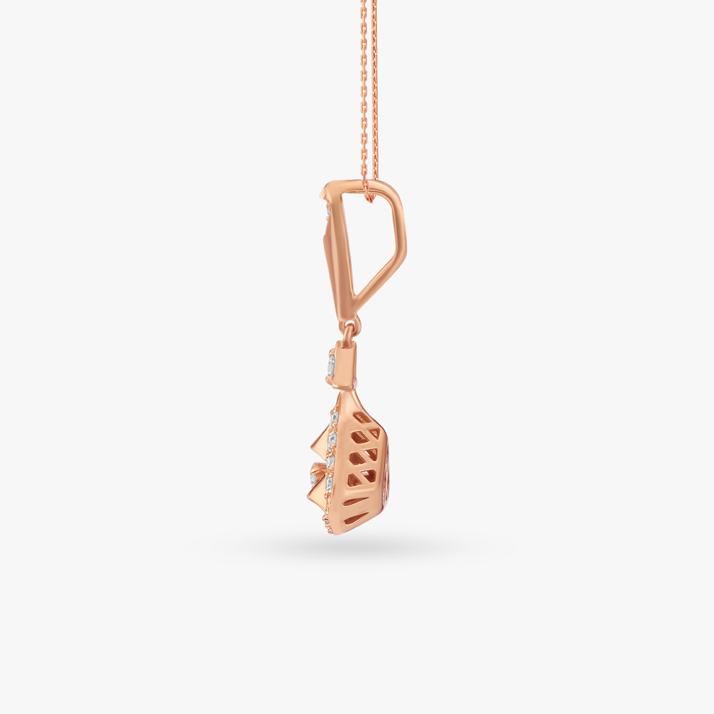 Trigon Radiant Diamond Pendant,,hi-res image number null