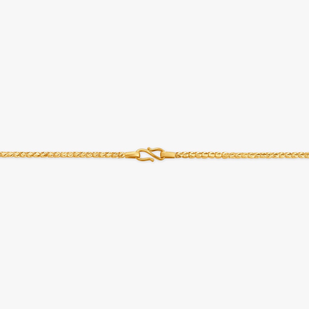 Flat Link Gold Chain,,hi-res image number null
