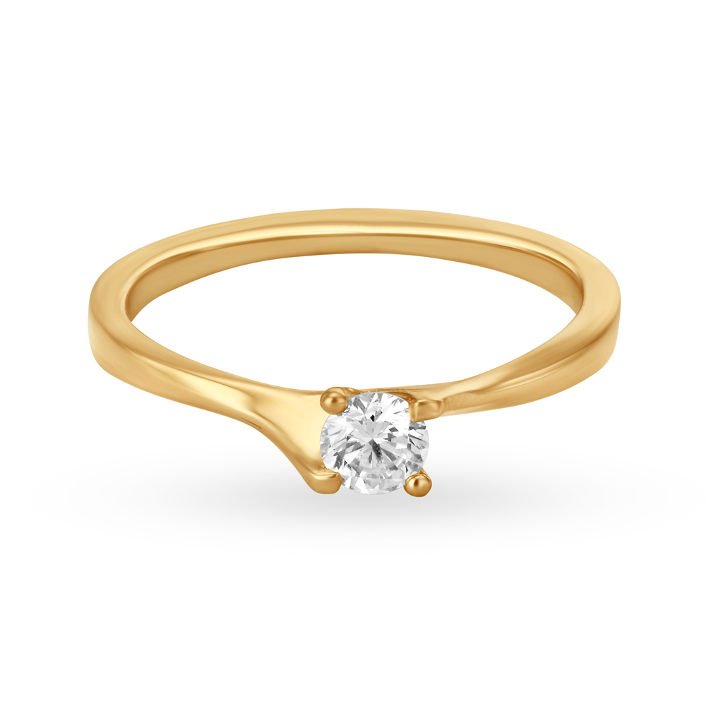Classic Rose Gold and Diamond Ring,,hi-res image number null