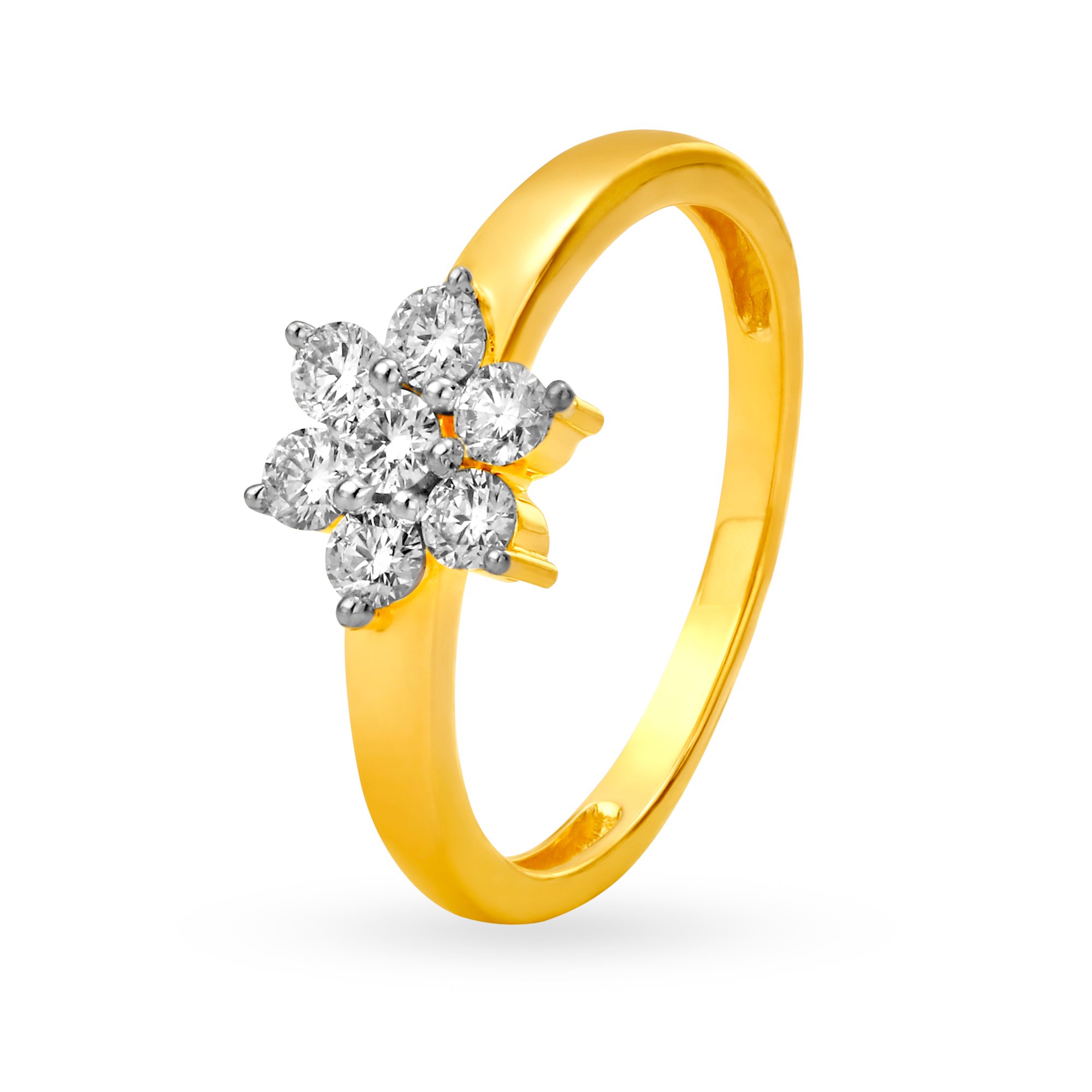 Floral Cluster Diamond Ring,,hi-res image number null