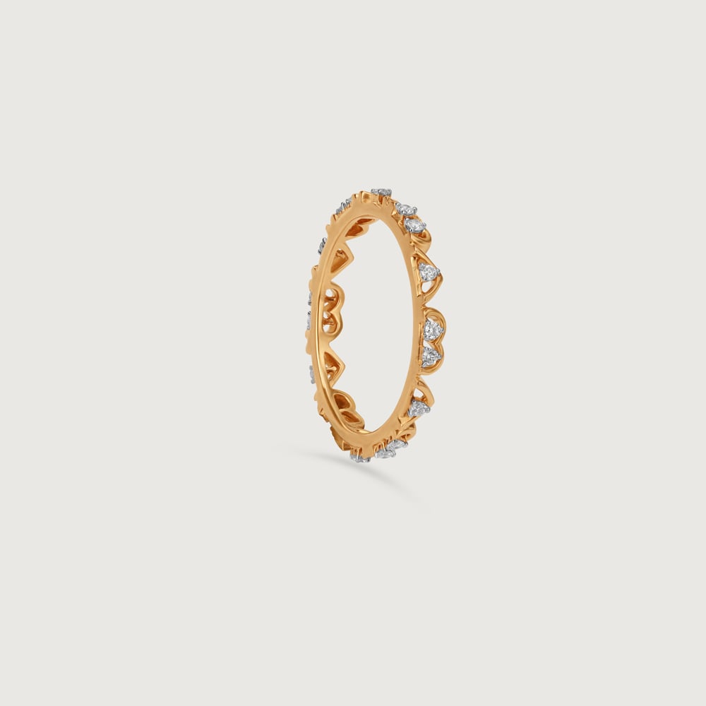 Love Luck Diamond & Gold Ring,,hi-res image number null