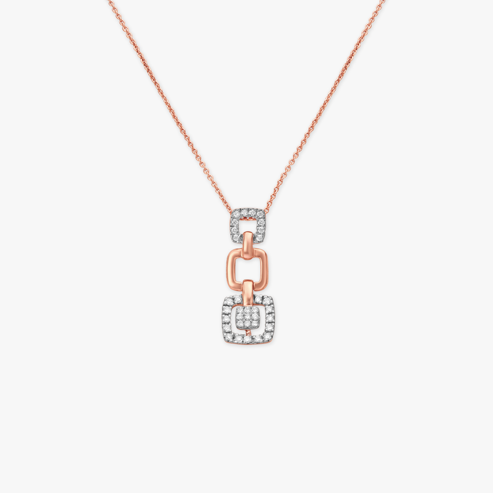 Glam Girl! Diamond Pendant with Chain,,hi-res image number null