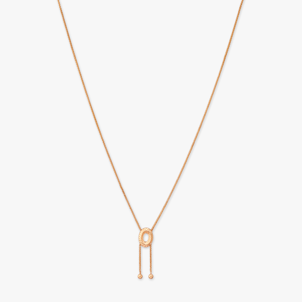 Twin Trail Gold Pendant with Chain,,hi-res image number null