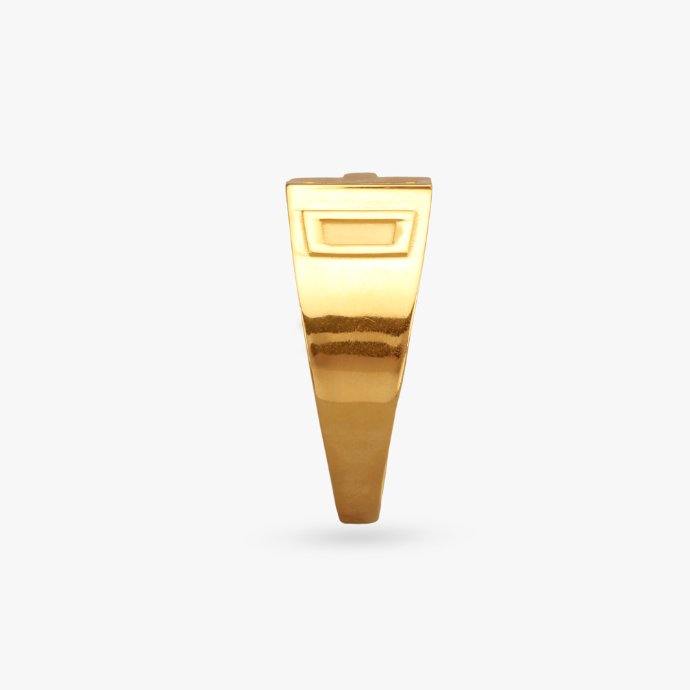 Endless Circle Gold Finger Ring for Men,,hi-res image number null