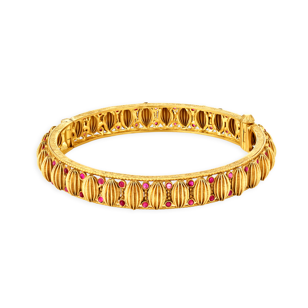 Mesmerising Gold Bangles,,hi-res image number null