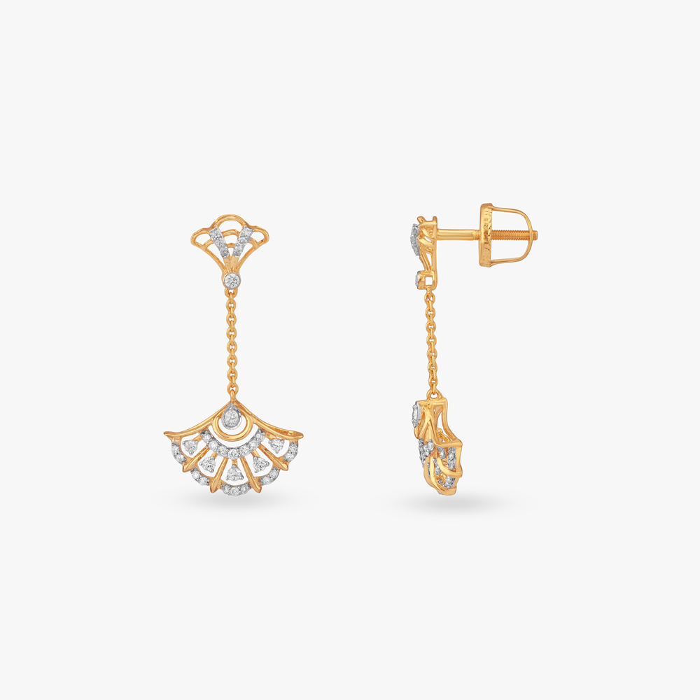 Luminous Swing Diamond Drop Earrings,,hi-res image number null