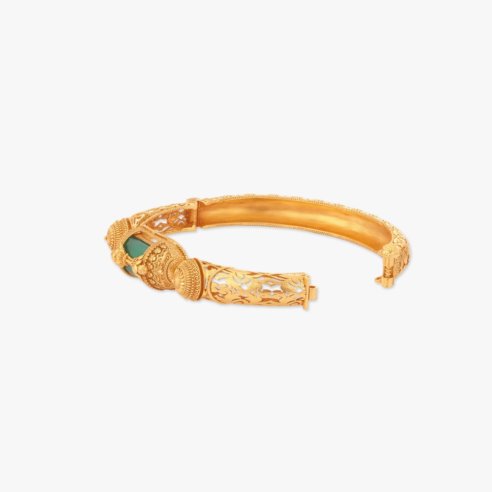 Hidden Palace Gold Bangle,,hi-res image number null