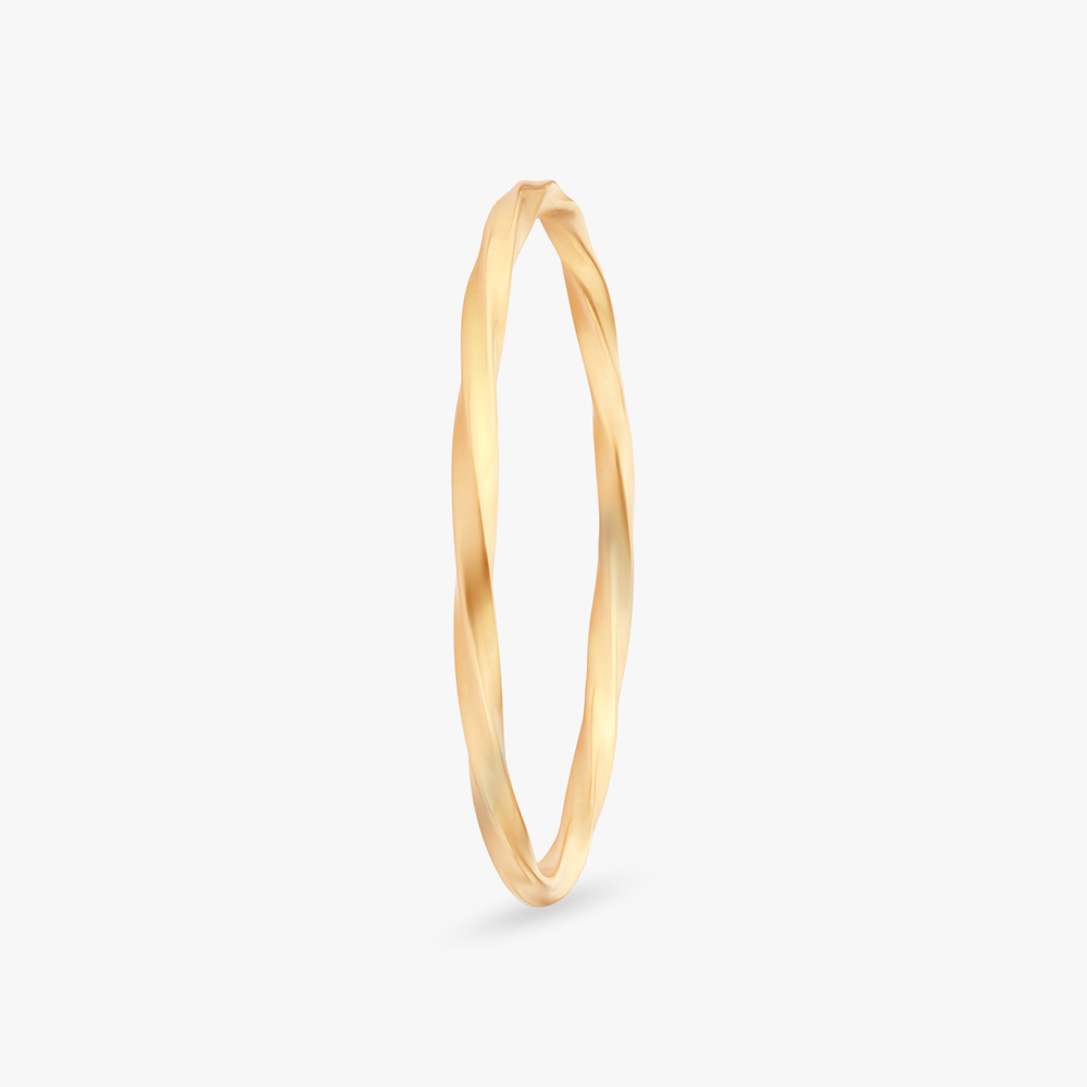 Twined Grace Gold Bangle,,hi-res image number null