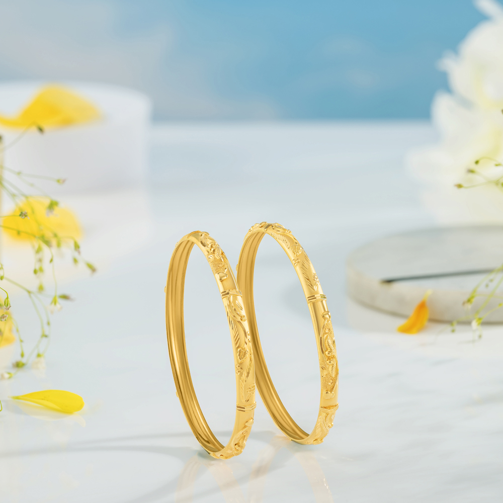 Opulent Gold Bangle,,hi-res image number null