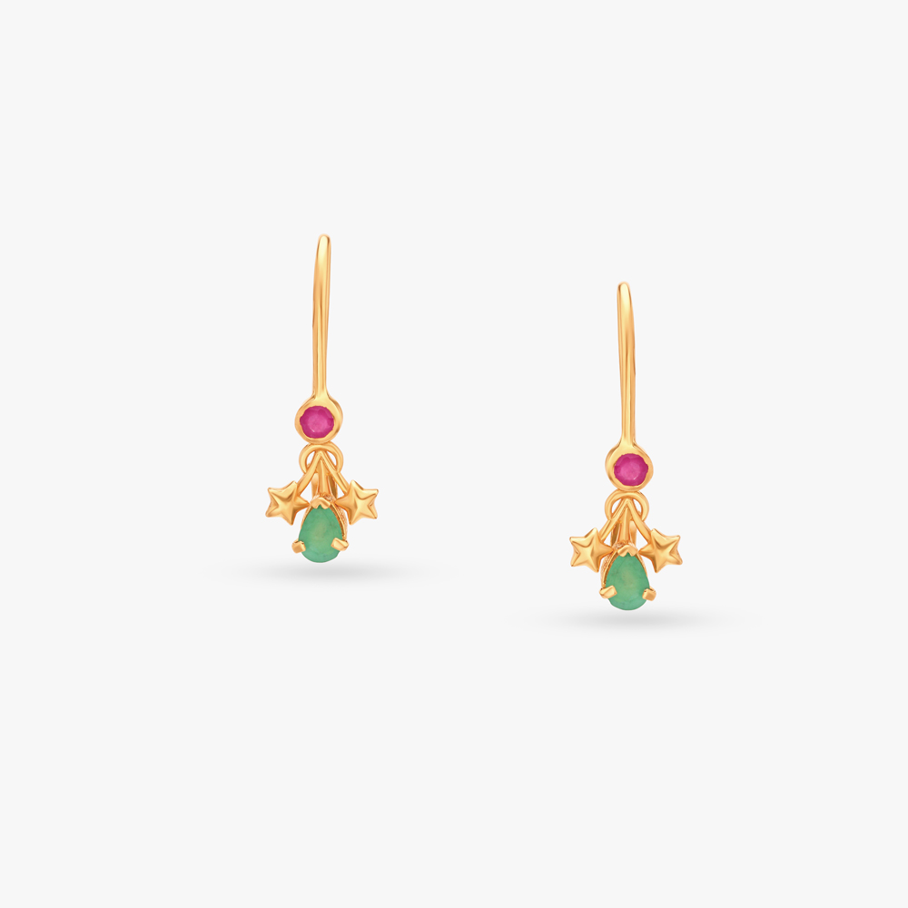 Starry Delight Hoop Earrings,,hi-res image number null