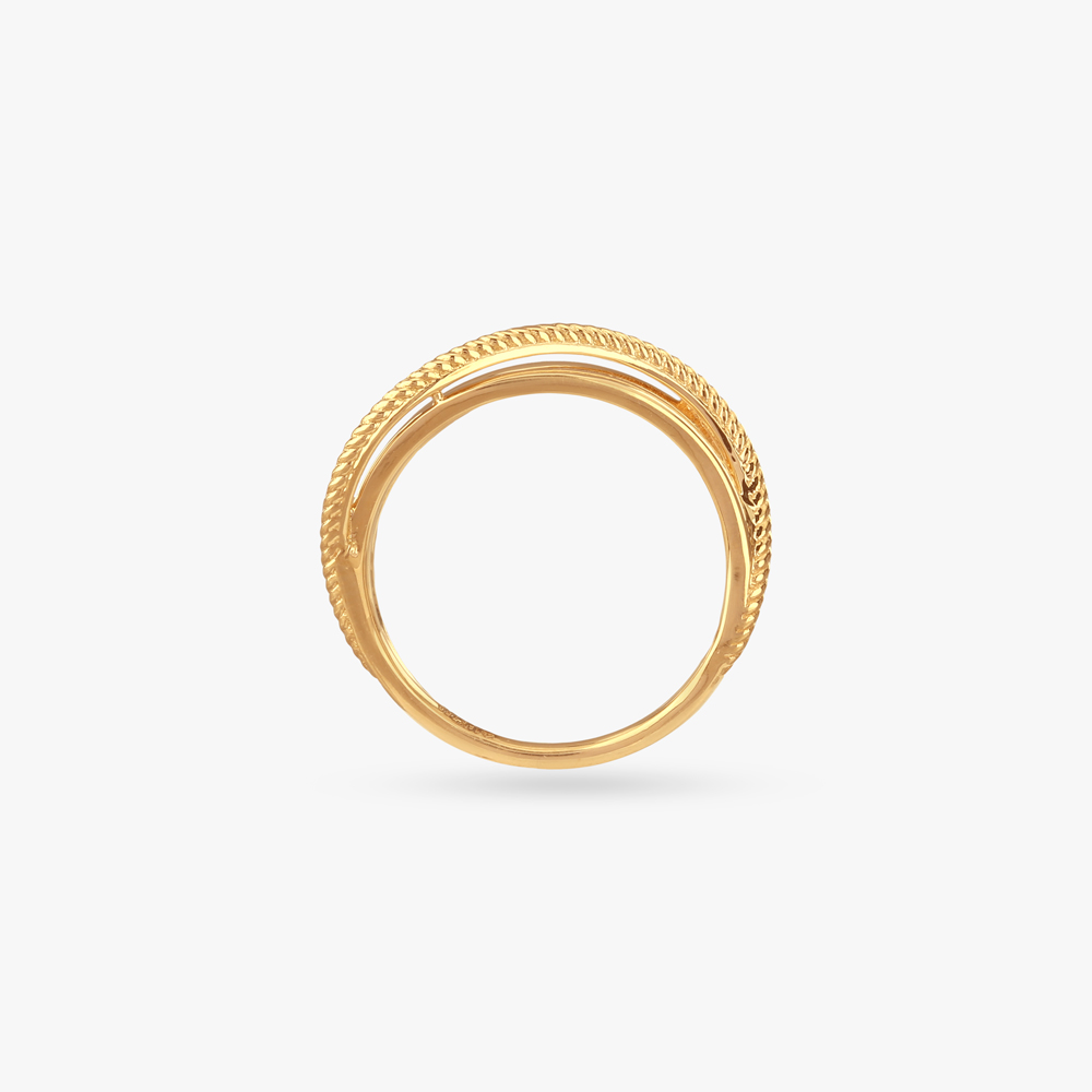 Twist Harmony Gold Ring,,hi-res image number null