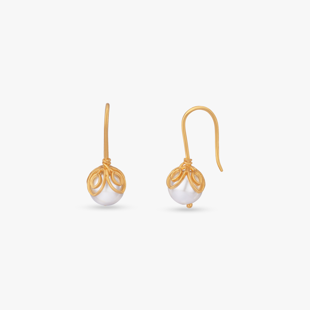 Whirling Glow Gold Hoop Earrings,,hi-res image number null