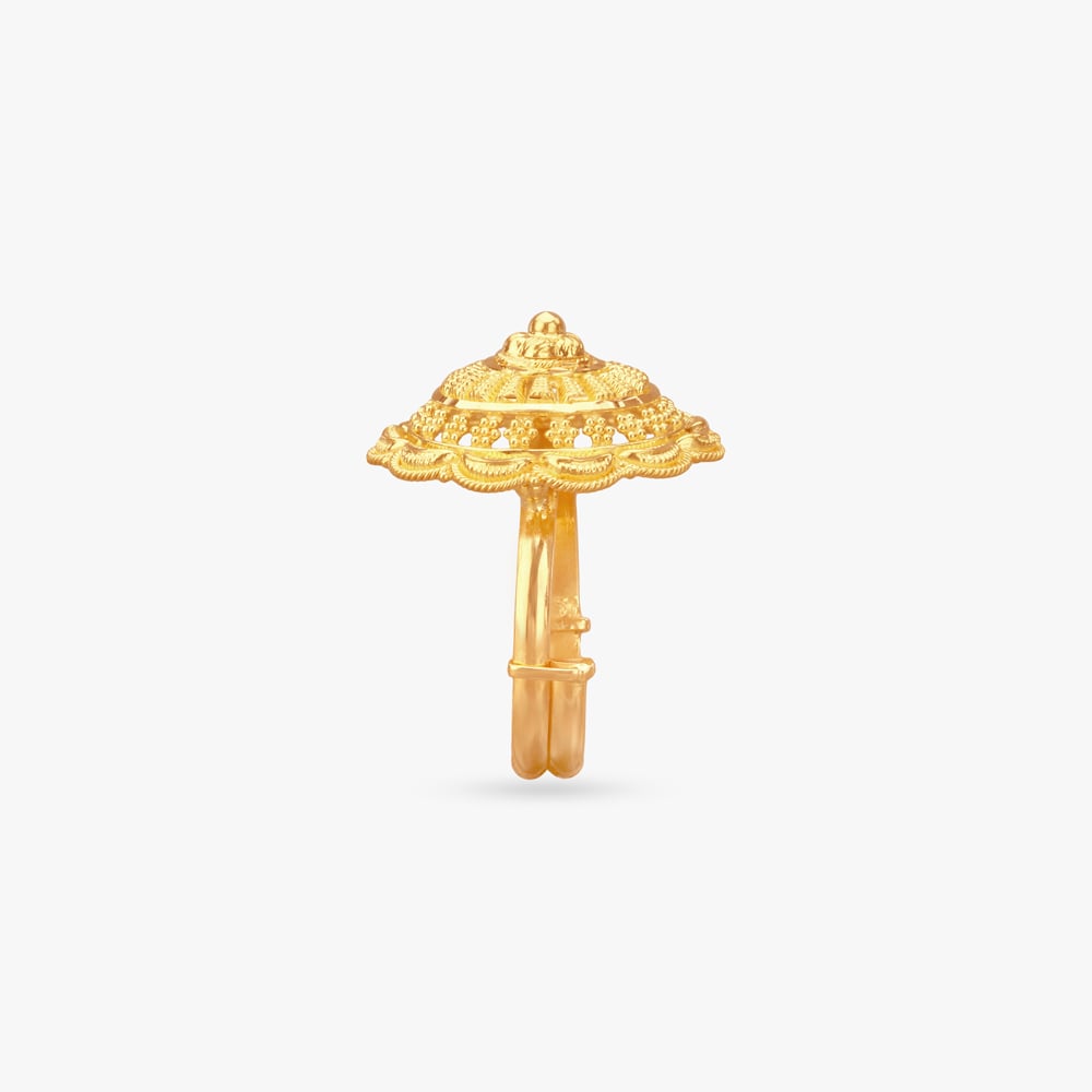 Sunburst Heritage Gold Ring,,hi-res image number null