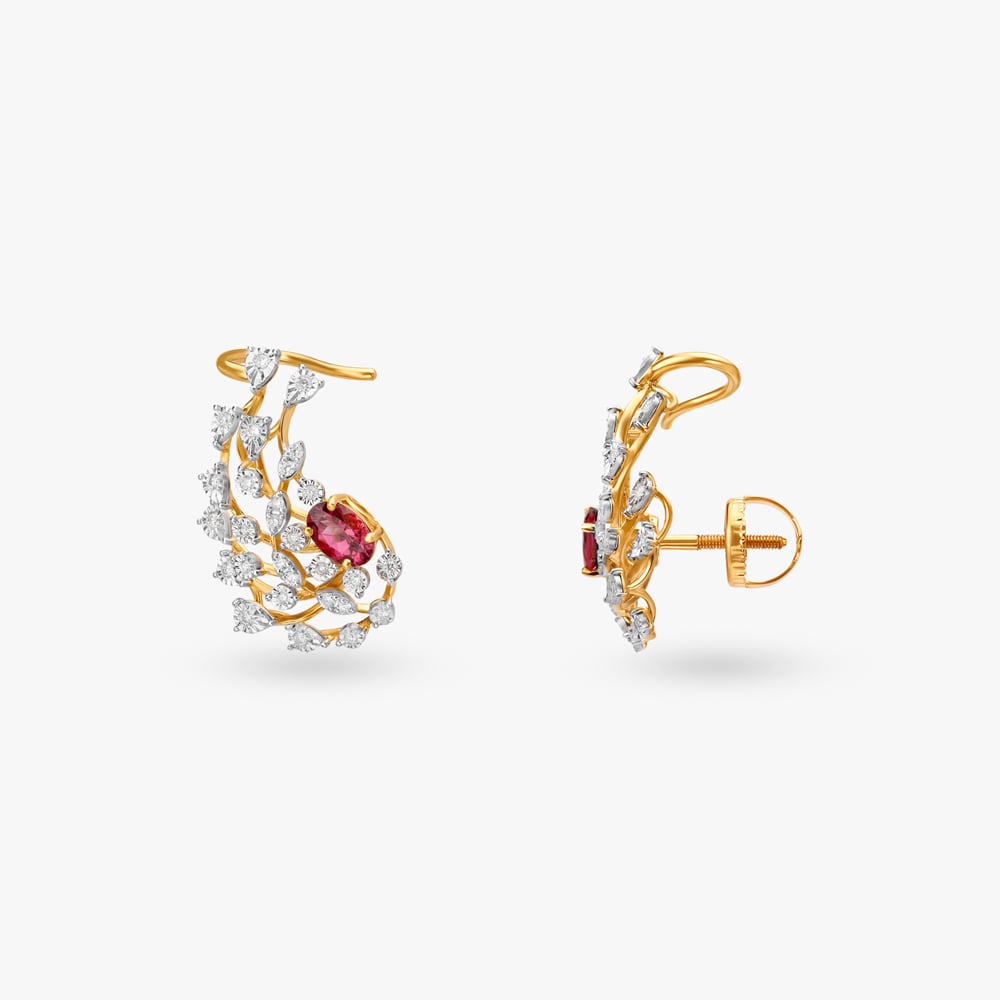 Opulent Diamond Pendant and Earrings Set,,hi-res image number null