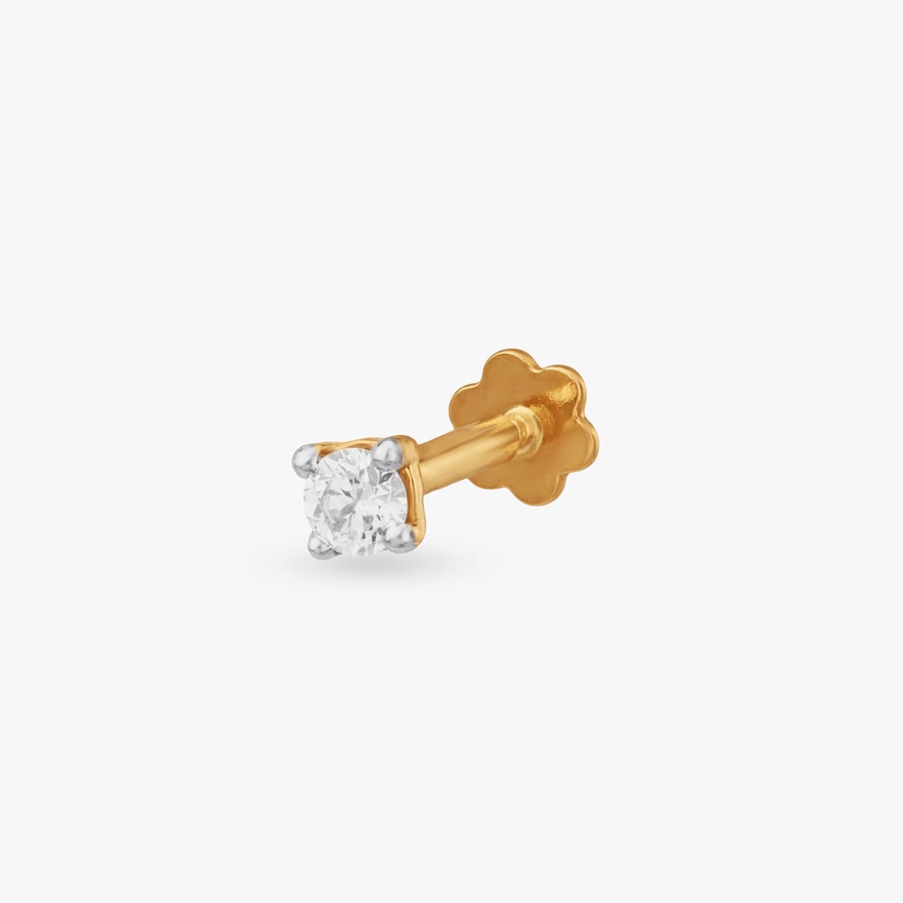 

Gleam Dot Diamond Nose Pin